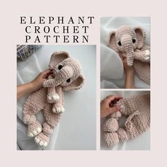 the elephant crochet pattern is easy to make