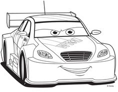 the character from cars coloring pages for kids to print out and color on with their own hands