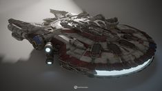 a sci - fi space ship is shown in this image