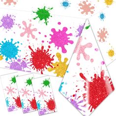 PRICES MAY VARY. Paint Party Supplies : You will receive 3pcs paint splatter party supplies tablecloths,size 72.5x40.8inch, which enough quantity and large size for decorating your art paint birthday party will bring you a joyful atmosphere. High Quality Art Paint Tablecloth: The art painting party tablecloth is made of high-quality plastic,easy use and storage.It is convenient to clean up,so that you and your family and friends can enjoy a comfortable and happy painting party. Paint Party Table Paint Party Decorations, Art Paint Party, Happy Painting, Painting Party, Paint Party, Paint Splatter, Party Table, Art Paint, Table Covers