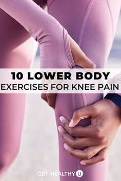 These leg exercises for bad knees are expertly designed to help you strengthen and tone your legs with little to no strain on your knee joints. Take it from a personal trainer, you can get a killer workout while keeping pain and injuries at bay! Exercises For Bad Knees, Best Leg Exercises, Fitness Legs, Knee Strengthening, Bad Knee Workout, I Healed