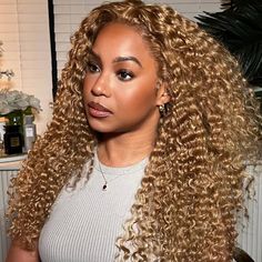 Texture: Brazilian 100% Virgin Human Hair WigsLace Size：13x4 Lace Frontal Wig、4x4 Lace Closure WigHair Style: Water Wave Lace Front WigLace Color: Transparent Lace Length: 14 inches - 30 inchesHair Color: Honey Blonde Human Hair Wigs 、#27Hair Density：150% & 180% DensityDelivery Time : Normal by Fedex or DHL, 5-7 Working Days Arrive After ShippingCap Size : Average Size, Universal Cap Adjustable Size for Most People Deep Wave Bundles, Luxurious Hair, Ombre Hair Blonde, Human Hair Wigs Blonde, 100 Human Hair Extensions, Remy Hair Wigs, Brazilian Hair Weave, Honey Blonde Hair, Deep Wave Hairstyles