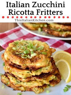 this italian zucchini ricotta fritters is an easy and delicious appetizer