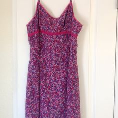 So Cute! Express Pink And Purple Floral Sundress. Has Shorts Attached For Modesty. Back Zip. Just Add Sandals And Go! Smoke Free Pet Free Home. Never Worn. Pit To Pit 17 Across Measured At Lace Summer Purple Cotton Sleepwear, Purple Fitted Sleepwear With Spaghetti Straps, Fitted Sleeveless Purple Sleepwear, Summer Floral Print Purple Sleepwear, Purple Floral Print Sleepwear For Summer, Fitted Purple Sleepwear For Spring, Fitted Purple Sleepwear For Summer, Floral Sundress, Express Dresses