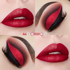 Bold Lip Makeup, Evening Eye Makeup, Makeup Life Hacks, Halloween Eye Makeup, Fall Makeup Looks, Eye Looks