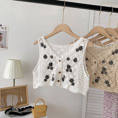 Knitted tops for women colorblock sexy crop tops off shoulder embroidered camis for woman sleeveless patchwork tanke top omighty voguable Fashion Crop Tops, Patchwork Tank Top, Tops Off Shoulder, Tank Top White, Bohemian Tops, Knitted Tops, Tops Fashion, White Tank Top, Ladies Tops Fashion