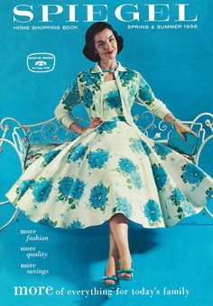 Fashion 50s, 1950 Fashion, Fifties Fashion, Look Retro, Full Skirt Dress, Fashion 1950s, 1950s Style, Vestidos Vintage, 50s Dresses