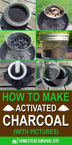 how to make activated charcoal with pictures for the home - made survival site in your backyard