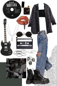 Styl Grunge, Rock Star Outfit, Mode Tips, Pastel Outfit, Rock Outfit, 80s Outfit, Punk Outfits