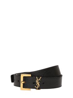 Height: 3cm. Adjustable buckle closure. Logo detail. Gold-colored metal hardware Versace Brand, Ski Accessories, Loafer Mules, Sports Accessories, Flat Espadrilles, Buckle Belt, Leather Buckle, Swim Accessories, Heeled Loafers