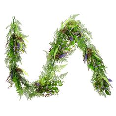 the letter n is made up of plants