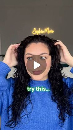 Sophie Marie on Instagram: "If you struggle styling the back curls ❌ try this curl routine! ✅

Style the bottom section normally, then create one top section to do this. You don’t need to keep this neat just go through pieces of hair at a time, brush forward while keeping your hand underneath the section to help you flip it back. 

✅This is handy if you have longer hair and can’t reach brushing your hair backwards! 
✅overall this routine helps give you visibility of what you’re doing with that back top section and helps create root curl and volume! 

💌send to a curlfriend who needs help styling their curly hair! 

#curlyhairroutine #hairtutorial #curlygirl #hairtransformation" Longer Hair, Curly Girl, Hair Transformation, Brushing, Hair Tutorial, Just Go, Curly Hair