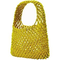 Straw Shoulder Bag For Women Weave Yellow Handmade Soft Cotton Crochet Bag: Made From High Quality Cotton Net And Leather Base,Handwoven Knit Sturdy And Security,Come With A Big White Pocket Inside.You Can Use Them Together Or Alone. Simple Exquisite Hollow Fishing Net Design,Lightweightsoft Light Weight And Comfortable. Size And Capacity - Width:7.9in / 20cm,Total Height Of Bag:13.1in / 33cm.Handle Height: 6in / 15cm. You Can Place Your Ipad, Mobile Phone, Wallet, Cosmetic Bag, Sunglasses ... L Casual Yellow Crochet Bag With Braided Handles, Casual Yellow Crochet Woven Bag, Trendy Yellow Straw Bag With Braided Handles, Casual Yellow Crochet Bag For Summer, Yellow Casual Crochet Bag For Spring, Casual Yellow Crochet Bag For Spring, Casual Yellow Shoulder Bag With Braided Handles, Casual Yellow Woven Straw Bag, Yellow Crochet Bag With Braided Handles For Shopping