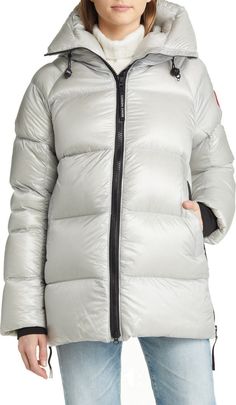 Canada Goose Cypress Packable Puffer Jacket | Nordstrom Winter Travel Outerwear With Zip Fly, Outdoor Down Parka With Zipper Closure, Down Puffer Jacket With Zipper For Cold Weather, Down Puffer Jacket With Zip Fly For Cold Weather, Down Puffer Jacket With Zipper Closure For Cold Weather, Cold Weather Down Puffer Jacket With Zipper Closure, Functional Travel Outerwear With Zipper Closure, Functional Outerwear With Zipper For Travel, Sporty Down Puffer Jacket With Zipper