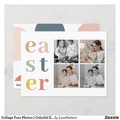 a collage of photos with the words tea stier on it in multicolors