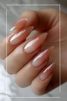 21 Trendy Almond Nails Style: 1. French 2. Ombre 3. Nude 4. Pastel 5. Metallics 6. Marble 7. Gradient 8. Matte 9. Floral 10. Neon diy and tips Pink White Nails, Elegant Nail Art, Fall Nail Trends, Nude Nail Designs, Cherry Nails, Ombre Nail Designs, Almond Nails Designs, Neutral Nails, Elegant Nails