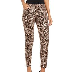 Manufacturer: Inc Size Origin: Us Manufacturer Color: Natural Leopard Suggested Price: $89.50 Condition: New With Tags Fit: Regular Fit Style Type: Casual Pants Collection: Inc Bottom Closure: Button-Zip Fly Waist Across: Inches Inseam: 29 Inches Rise: Inches Hips Across: Inches Leg Opening: Inches Front Style: Back Pockets: Material: 98% Cotton/2% Elastane Fabric Type: Cotton Specialty: Animal Print Fitted High Waist Leopard Print Bottoms, Fitted High-waist Leopard Print Bottoms, Stretch Leopard Print Bottoms, High Waist Stretch Leopard Print Bottoms, Stretch Leopard Print Long Pants, Stretch High Waist Leopard Print Bottoms, Spring Stretch Bottoms In Leopard Print, Spring Stretch Leopard Print Bottoms, Spring Leopard Print Stretch Bottoms