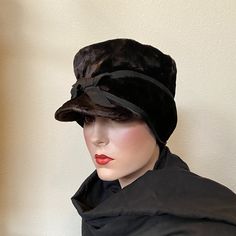 Excited to share this item from my #etsy shop: Antique 1800's Racher Hat Man's Edwardian Vintage Dark Brown Velvet Winter Cap The Hub Chicago IL Size Medium Adult or Teen Hunting Cap Hunting Caps, Victorian Hats, Rancher Hat, Crochet Knit Hat, Victorian Vintage, Winter Cap, Vintage Hats, Brown Velvet, Vintage Hat