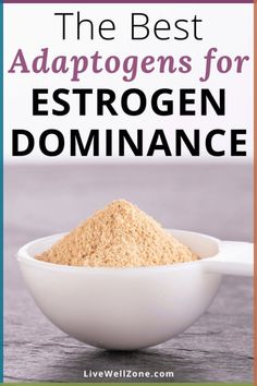 Struggling with excess estrogen symptoms and looking for natural estrogen dominance remedies? Then try these estrogen dominance supplements. Adaptogenic herbs help with estrogen dominance detox so that you can lower estrogen naturally. This post gives everything you need to know about adaptogens and how to reduce estrogen. Reduce Estrogen, Estrogen Dominance Symptoms, Excess Estrogen, Natural Estrogen, Low Estrogen Symptoms, Balance Your Hormones, Too Much Estrogen, Low Estrogen, Estrogen Dominance