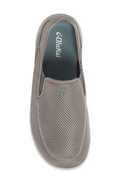 Breezy, lightweight mesh construction means a barefoot-like feel in a hand-sewn slip-on with a dual-density gel footbed and a nonmarking rubber sole. You can slide right into the footwear with the brand's Drop-In Heel® design for wearing versatility. Elastic gore insets Removable dual-density gel insole Drop-in heel Textile upper and lining/rubber sole Imported Men's Shoes Comfortable Slip-ons With Arch Support For Outdoor, Comfortable Gray Walking Shoes With Breathable Mesh, Comfortable Gray Breathable Mesh Walking Shoes, Breathable Mesh Slip-on Sneakers For Light Exercise, Breathable Textile Slip-on Walking Shoes, Breathable Mesh Slip-on Walking Shoes For Light Sports, Slip-on Mesh Walking Shoes, Gray Slip-on Sneakers With Arch Support, Breathable Slip-ons For Light Sports