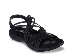 Skechers Reggae Slim Sunnyside Sandal - Free Shipping | DSW Sketchers Reggae Sandals, Black Skechers, Laidback Style, Shoes Skechers, Skechers Memory Foam, Michael Kors Fashion, Summer Handbags, Rack Room, Adidas Fashion