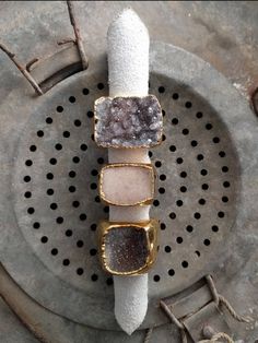 Cool Druzy Ring – Jibri Online Raw Gemstone Jewelry, Boho Life, She Sells Seashells, Elegant Attire, Fashion And Beauty Tips, Gold Chain Jewelry, Eye Makeup Art, Form Design, Bling Rings