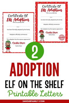 the elf certificate is shown with text that reads,'2 addition elf on the shelf print