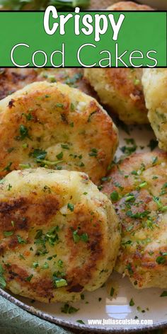 Crispy Cod Cakes Potato Fish Cakes Recipe, Fish Cakes With Potatoes, Portuguese Fish Cakes, Fried Cod Fish Recipes Air Fryer, Cod Fish Cakes With Potato, Salt Cod Fish Cakes, Portuguese Cod Fish Cakes, Stuffed Cod Recipes, Bbq Cod Fish Recipes