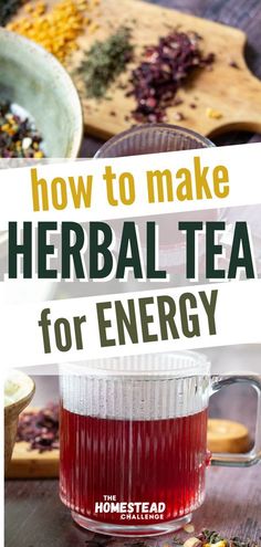 Revitalize your day with our Best Herbal Tea Recipe for Energy! 🌞 Boost your vitality naturally with invigorating herbs like ginseng, green tea, and yerba mate. Perfect for those seeking a healthy, energizing alternative to coffee. Learn how to blend these powerful herbs for a rejuvenating drink that fuels your body and mind. Ideal for wellness advocates. #EnergizingHerbalTea #NaturalEnergy #HealthyLiving #WellnessDrink #BoostYourDay Tea For Energy, Herbal Tea Recipes Homemade, Herbal Tea Benefits, Best Herbal Tea, Energy Tea, Health Tea, Superfood Smoothie