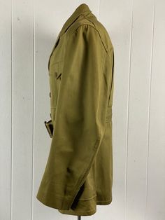 Vintage Jacket, Size Medium, 1920s Jacket, Boy Scouts Jacket, Cotton Jacket, Khaki Jacket, BSA Jacket, Safari Jacket, Vintage Clothing, NOS - Etsy Vintage Khaki Cotton Blazer, Military Style Khaki Cotton Sport Coat, Vintage Khaki Sport Coat For Work, Vintage Khaki Blazer With Pockets, Vintage Khaki Single-breasted Sport Coat, Vintage Single-breasted Khaki Sport Coat, Vintage Khaki Sport Coat With Buttons, Military Style Single Breasted Khaki Sport Coat, Vintage Khaki Single-breasted Blazer