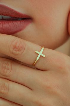 14k Solid Gold Dainty Christian Cross Ring Women, Sideways Cross Ring for Women, Minimalist Religious Christmas Gift for Her, Cross Jewelry Our gold diamond rings are perfect choice for a Christmas, Mother's Day, valentine's day, birthday, wedding, anniversary, graduation, engagement, bridesmaid, and best friends gift. It's a good way to show appreciation to your mom, girlfriend, wife, grandmother, grandchildren, daughter, sister, best friend, boss or a co-worker. Also, a special treat just for Cross Rings For Women Gold, 14k Gold Midi Rings As Gift, Minimalist Cross Ring For Anniversary, Simple Yellow Gold Stackable Rings As Gift, Minimalist Cross Rings For Gifts, Simple Open Band Jewelry Gift, Purity Rings For Women, Simple Design Yellow Gold Midi Rings As Gift, Simple Yellow Gold Midi Rings As Gift