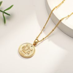 Delicate & chic. Our Libra Constellation Coin Pendant Necklace consists of a chain necklace with a coin pendant featuring the zodiac sign for Libras. Created in brass plated with high quality 18K gold, this necklace for the Libras stands out with dazzling Cubic Zirconia set in it. This gold chain necklace perfectly balances minimalism and bold statement of Libras of their individuality & independence. It?s very meaningful & personalize gift for the Libras who are born approximately between the 2 Dainty Accessories, Capricorn Constellation, Libra Constellation, Virgo Constellation, Simple Gift Wrapping, 18k Gold Necklace, Golden Necklace, Coin Pendant Necklace, Women Birthday