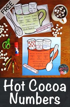 the hot cocoa numbers game is ready to be played