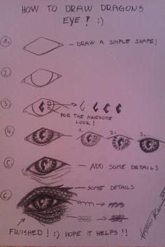 an image of how to draw dragon eyes