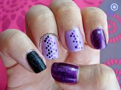 Zigzag #nails #nailart #dots #purple Zig Zag, Nail Art, Purple, Nail Arts