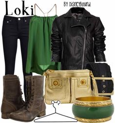 Disneybound - Loki. Already decided. Halloween! But with a green sweater instead :) Marvel Inspired Outfits, Disneybound Outfits, Marvel Fashion, Everyday Cosplay, Movie Inspired Outfits, Nerd Fashion, Character Inspired Outfits, Disney Bound Outfits, Disney Inspired Outfits