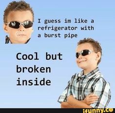 TW refrigerator with a burst pipe A/ Cool but liª“ – popular memes on the site iFunny.co #teenwolf #tvshows #tw #refrigerator #burst #pipe #cool #li #pic Dark Jokes, Quality Memes, Elton John, Dankest Memes, Mood Pics, I Laughed, Funny Pictures, Funny Memes, Yoga