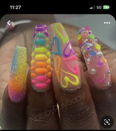 Spring Nail Inspiration, Nail Art Spring, Summer Nails Ideas, Art Nail Art, Fantasy Nails, Spring Nail Designs, Nails Design With Rhinestones