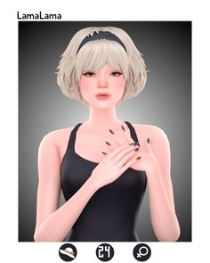 free hair sims 4 download - Gamingwithprincess Sims Bangs Hair, Sims 4 Cc Bob Hair With Bangs, Sims 4 Cc Ponytail With Bangs, Sims 4 Cc High Ponytail, Sims 4 Female Short Hair, Lama Lama, Sims 4 Download