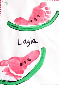 a drawing of two peas and the words layla written in black ink on a piece of paper