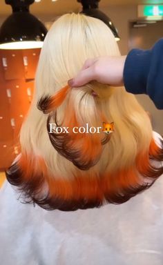 Fox Hairstyle, Fox Hair Dye, Tail Hairstyle, Haircut Inspo, Body Base, Fox Tail, Dyed Hair Inspiration, Dye Ideas, Pretty Hair Color