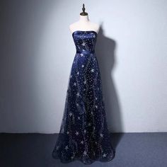 Navy blue evening dress, new style, temperament party dress, dream dress, glitter strapless dress,Material:tullecolor:as picture or custom colour.Neckline:straplessStyle:dreamDress type:A-lineFeatures:glitter&ltp&gtCustomized service and Rush order are available.&lt/p&gt&ltbr/&gt&ltp&gtThis dress could be custom made, there are no extra cost to do custom size and color.&lt/p&gt&ltbr/&gt&ltp&gtPlease leave your phone number for shipping when you order the dress.&lt/p&gt&ltbr/&gt&ltp&gt1.If it is Strapless Tulle Gown For Banquet, Strapless Ball Gown For Prom, Strapless Tulle Evening Dress For Banquet, Floor-length Strapless Dress For Prom Evening, Evening Tulle Strapless Dress For Prom, Evening Tulle Strapless Dress For Prom Season, Floor-length Strapless Tulle Dress For Prom, Strapless Bridesmaid Dress For Prom Season Banquet, Strapless Bridesmaid Dress For Banquet During Prom Season