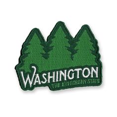 From the butt-kicking trails in the Ho Rain forest to the views of Mt. Rainier, Washington is truly the "Evergreen State"! Hat Inspiration, Wa State, Forest Backdrops, Evergreen State, Hand Embroidery Kits, Iron On Embroidery, Embroidery Blanks, Iron On Embroidered Patches, Mt Rainier