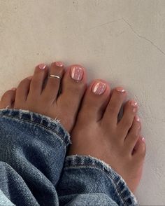 Gel Toe Nails, Toe Nail Color, Summer Toe Nails, Pink Nail, Manicure Y Pedicure, Dream Nails, Fire Nails, Funky Nails, Chic Nails