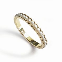 "This ring is one of our favorites, it is a simple classic ring that can be worn single or stack with another gold ring (see pictures). Its the ring you can use in many combinations, each creating a new and unique style that will reflect your mood and your character. You can order this ring in rose, yellow or white gold. Options are available when checking out. Please contact us for various gemstone you can have on this ring (see example last picture). Available also in many stone options like T Pearl Wedding Bands, Gold And Pearls, Pink Sapphire Ring Engagement, Gold Statement Ring, Your Character, Rose Yellow, Raw Diamond, Engraved Items, Multi Stone Ring