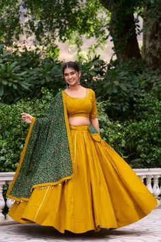 Coin Lace, Mirror Hand Work, Elegant Lehenga