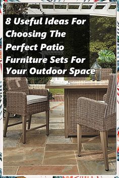 Transform your outdoor space with the perfect patio furniture sets! Discover 8 useful ideas that will guide you in selecting stylish and functional pieces that suit your lifestyle. From choosing the right materials to maximizing comfort and aesthetics, this guide covers everything you need to create an inviting patio. Elevate your outdoor experience and enjoy relaxation and entertaining in style with the ideal furniture for your patio. Furniture Set