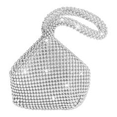 PRICES MAY VARY. Capacity - This small bag(size 5.9''X5.5'') is suitable for carrying cash, car keys, cards, compact mirror, lipstick, and perfume(Not suitable for carrying phone). Material: Made of great quality polyester material, fine workmanship and durable. Package include: Each package has 1 pcs mini triangle bling sequins zipper pouch. Wide application: Best choice for your gatherings, evening party, wedding, dating,Prom. Gift Choice: Great gift for friends, colleagues, family or a treat Sparkly Handbag, Cocktail Party Wedding, Prom Gift, Bag Luxury, Evening Clutch Bag, Evening Clutch, Compact Mirror, Car Keys, Evening Party