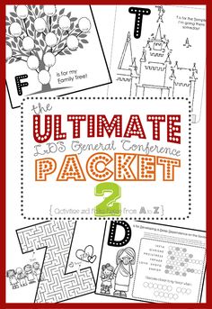 the ultimate printable packet for children to use