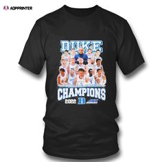 Duke Mens Basketball Atlantic Coast Conference Champions 2023 Acc T-shirt Germany Poland, Style T Shirts, Mens Basketball, Kid Tees, Print Shirt, Twill Tape, Workout Tee, Coloring For Kids, Solid Colors